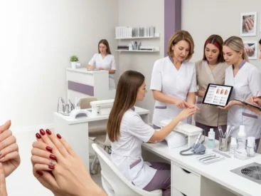 Команда nail-салона внедряет единые стандарты работы мастеров