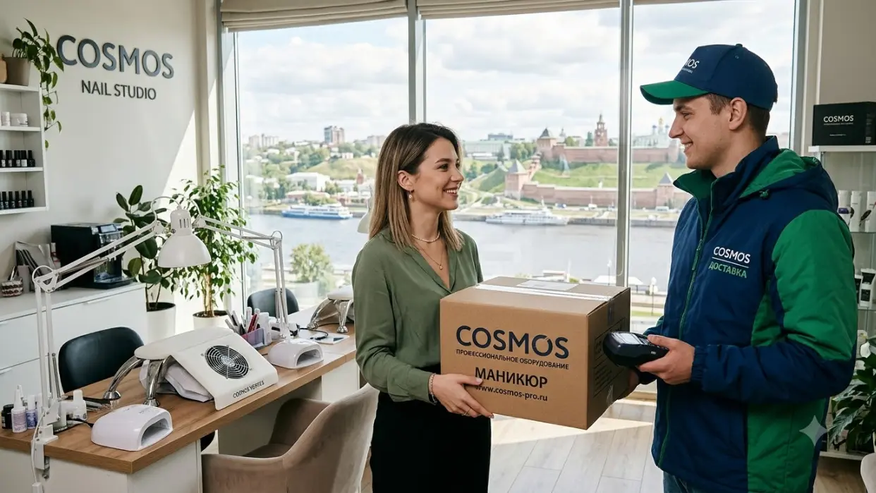 Доставка пылесоса для маникюра COSMOS в Нижнем Новгороде